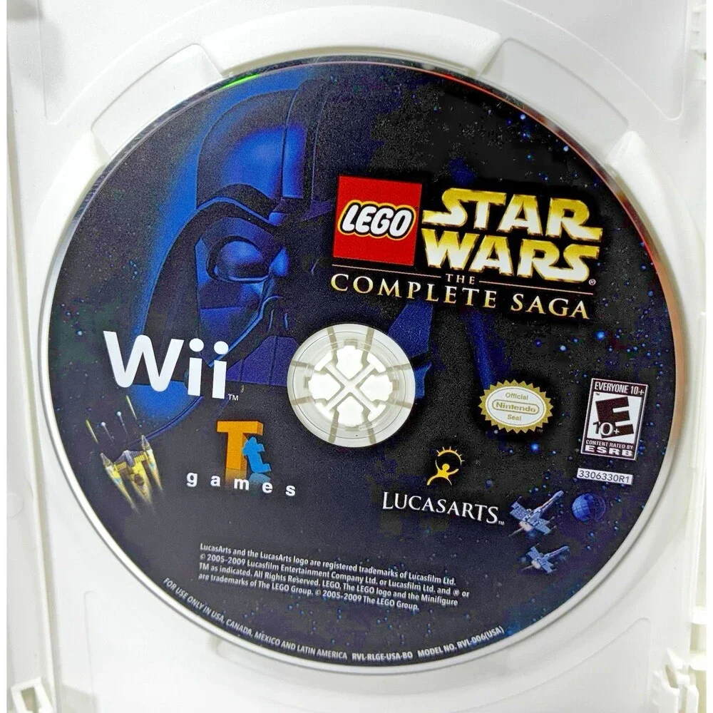 LEGO Star Wars The Complete Saga Nintendo Wii 2007 Complete with Manual Tested